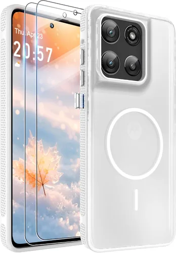 Vista 38 de Jshru Funda para Samsung Galaxy S26 Plus/Galaxy S25 Plus: para Galaxy S24 Plus [compatible con Magsafe] [2 protectores de pantalla HD] cubierta