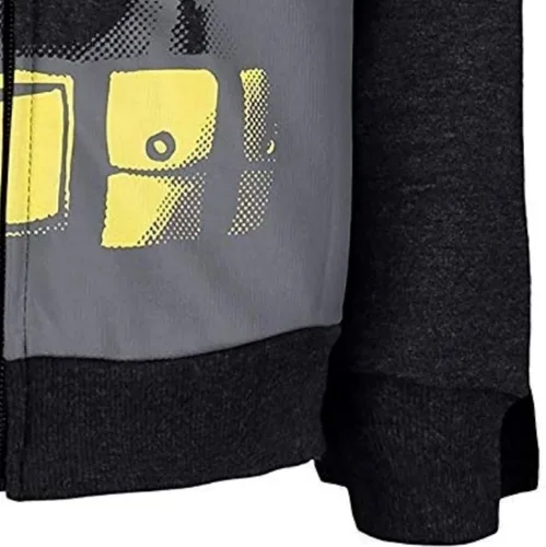 Vista 6 de DC Comics Justice League Batman - Sudadera con capucha para niños pequeños a grandes Metálico