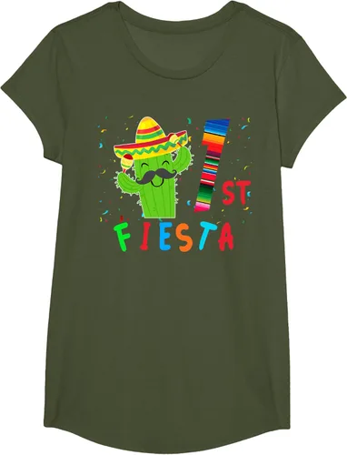 Vista 105 de Camiseta mexicana para fiesta temática de cumpleaños a juego, Negro, S