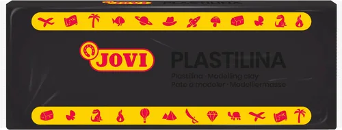 Vista 2 de Jovi - Paquete de plastilina, masa reutilizable que nunca se seca, 15 barras de 5.29 onzas cada una en color negro, total de 5 libras, no tóxica