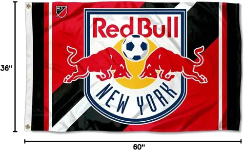 Vista 8 de Bandera con ojales de fútbol de Nueva York