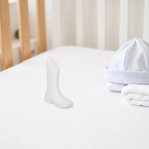 Vista 9 de CALLARON 4pcs Feet Mannequin Display Stand 11.5cm White Plastic Shoe Tree Shaper for Socks and Shoes Showcase, Socks Display Holder for Store and