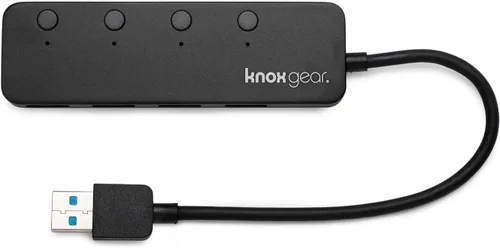 Vista 4 de Honeycomb Aeronautical Alpha Flight Controls Yoke con cuadrante de acelerador y concentrador USB 30 3 artículos