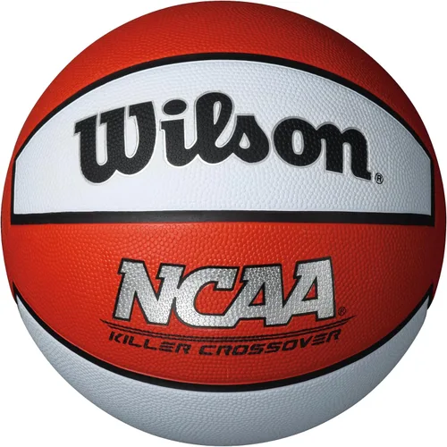 Vista 7 de Wilson NCAA Killer Crossover – Balón de baloncesto para exteriores - 29.5 pulgadas, 28.5 pulgadas, 27.5 pulgadas