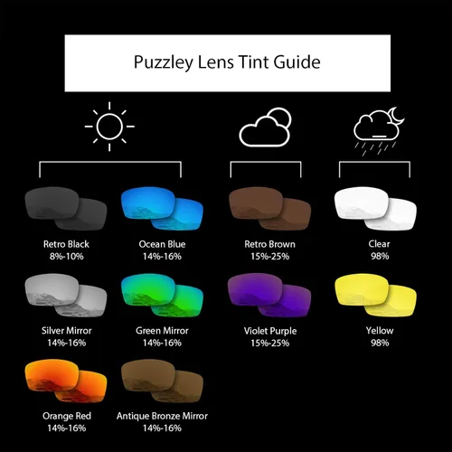 Vista 5 de Puzzley Espejo Polarizado Lentes de Repuesto para Oakley M2 Frame XL OO9343 Gafas de Sol - Rich Options, talla única