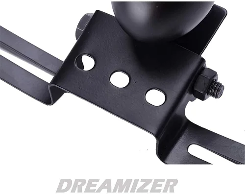 Vista 8 de DREAMIZER - Luz trasera de motocicleta en forma de bala con soporte para matrícula, lámpara trasera retro de aluminio para Cafe Racer, Bobber Bullet