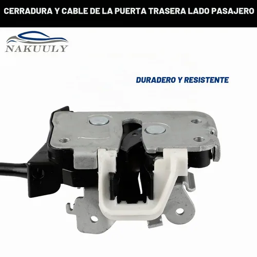 Vista 6 de Pestillo y cable de bloqueo de puerta trasera izquierda para 1999-2007 F250