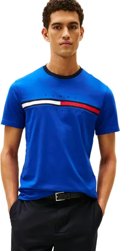 Vista 15 de Tommy Hilfiger Mens Short Sleeve Tino T-Shirt Manzana roja