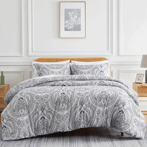 Vista 54 de Southshore Fine Living, Inc. Juego de funda de edredón tamaño extra grande individual/XL, ropa de cama de microfibra cepillada premium de fácil