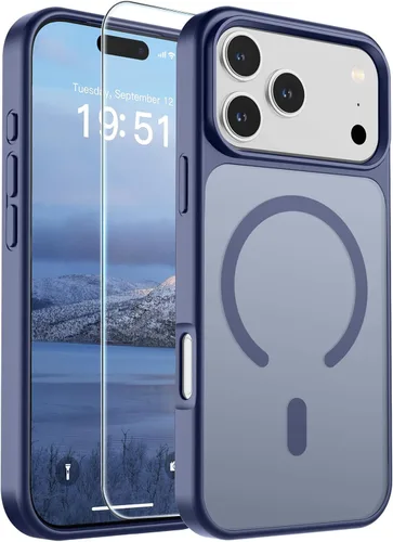 Vista 266 de SUPFINE Funda magnética para iPhone SE 2022 (3ª)/2020 (2ª), iPhone 8 (compatible con MagSafe) (protección contra caídas de grado militar), funda