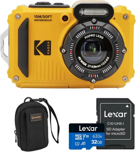 Vista 10 de KODAK PIXPRO WPZ2 - Cámara digital WiFi resistente a prueba de golpes a prueba de polvo 16MP 4X Zoom óptico 1080P Full HD Video Vlogging Cámara LCD