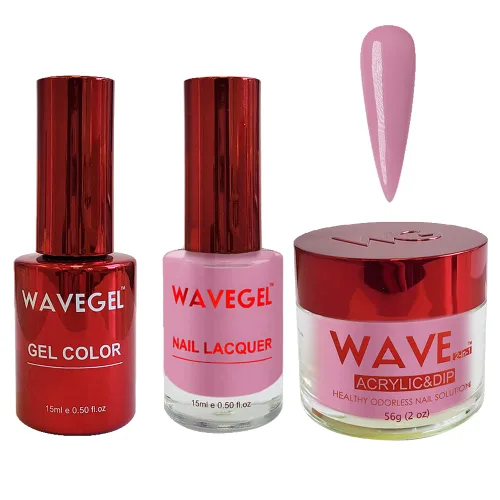 Vista 79 de WAVEGEL - Juego de gel de remojo, laca de uñas y polvo acrílico y polvo de inmersión a juego - Colección Queen - #001 Negro sedoso