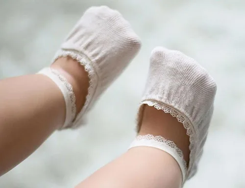 Vista 8 de Calcetines de encaje antideslizantes para bebés recién nacidos, calcetines antideslizantes de princesa Mary Jane, 0-3T, 5
