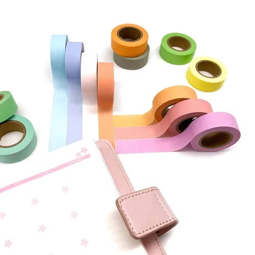 Vista 2 de Recollections Juego de cintas washi para manualidades en colores pastel sólido