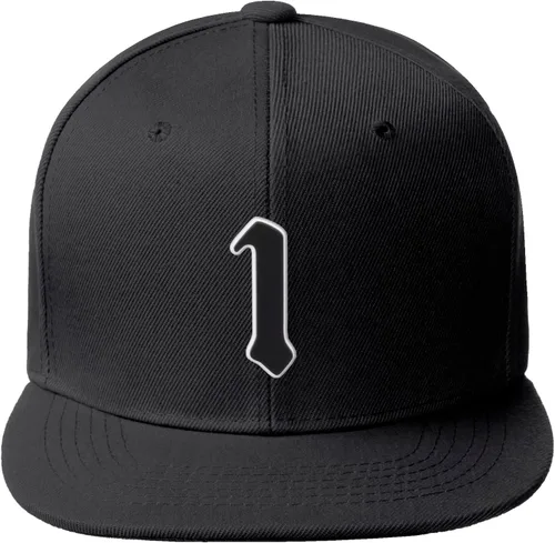 Vista 999 de Daxton Gorra clásica con visera de billete plano con letras del alfabeto inglés antiguo de la A a la Z