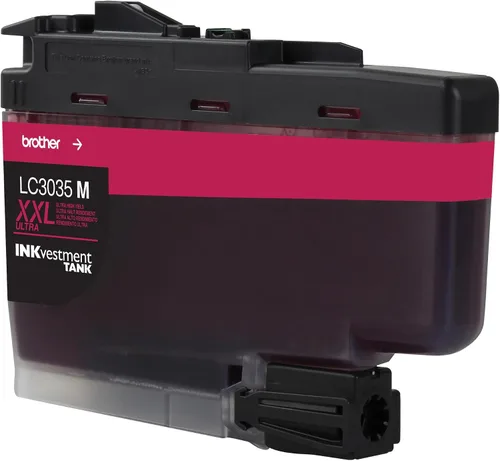Vista 4 de Brother Genuino LC3035M, Paquete Individual de Ultra Alto Rendimiento Magenta -Tanque de Tinta Inkvestment -Cartucho de Tinta, Rendimiento de Página