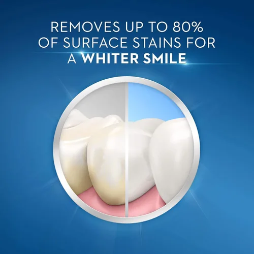 Vista 4 de Crest 3D - Pasta de dientes anticaries y con flúor 3D White Vivid Radiant Mint, 0.85 oz, paquete de 4