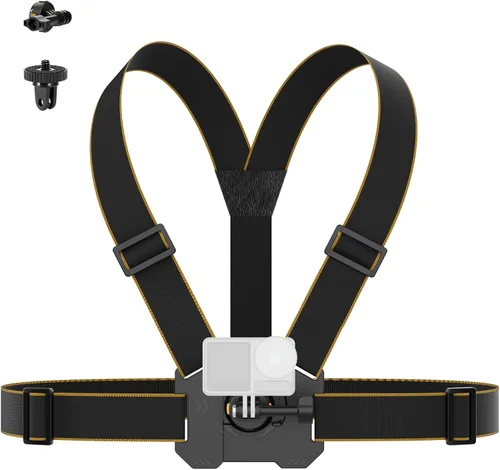 Vista 8 de NEEWER Basics Kit de Accesorios 16 en 1 Compatible con DJI OSMO Pocket 3, Mini Trípode, Varilla Selfie, Correa de Pecho, Montura Magnética