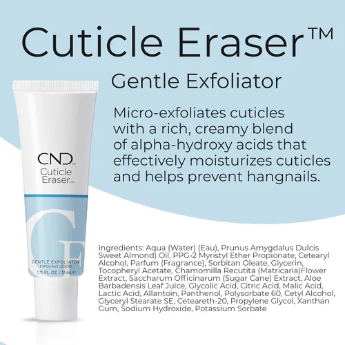 Vista 2 de CND The Cuticle Couple, SolarOil + Borrador de cutículas, 0.5 onzas