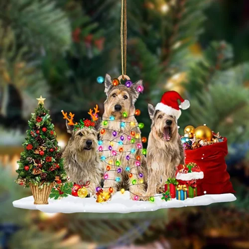 Vista 71 de Nazenti Adorno de Navidad personalizado con amigos Affenpinscher – Adorno de perro personalizado para amantes de las mascotas, acrílico plano
