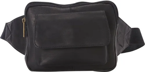 Vista 4 de Le Donne Riñonera de cuero - Riñonera elegante y de moda - Riñonera de diseñador para hombres y mujeres - Bolsa de viaje para todas partes y uso