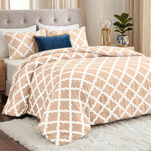 Vista 10 de Utopia Bedding - Juego de edredón individual de 2 piezas con estampado de flechas blancas de tamaño individual, juego de ropa de cama suave