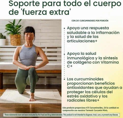 Vista 4 de Suplemente dietético MegaFood Turmeric Strength para todo el cuerpo, hfs-koi-zk-a8980, 60, 1
