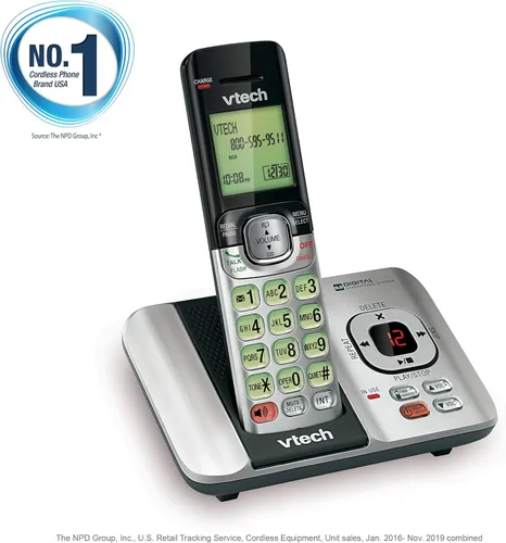 Vista 7 de Teléfono inalámbrico VTech DECT 6.0, Plateado