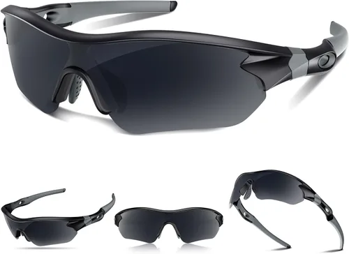 Vista 10 de Gafas de sol deportivas polarizadas para hombres y mujeres, jóvenes, béisbol, correr, pesca, tenis, golf, ciclismo, conducción, motor TAC UV400 TR90