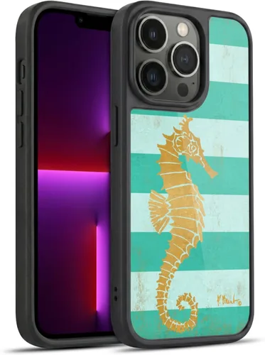 Vista 146 de Head Case Designs Officially Licensed Paul Brent Agate Mermaid Coastal Gel Armor Case [Military Grade Drop Protection] Compatible with Apple iPhone