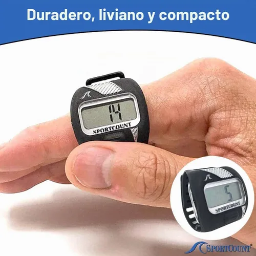 Vista 8 de SportCount contador de vueltas Waterproof, lap and timer tracking, swimming and running and cycling, 1-finger operation, pitch counter, swim