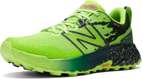 Vista 3 de New Balance Tenis de correr Fresh Foam X Hierro V7 para mujer, Pixel VerdeÍndigo Natural