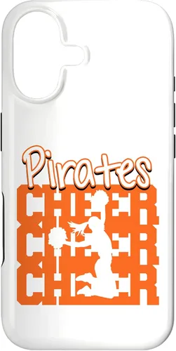 Vista 32 de Pirates Cheer Back to School Cheerleading Spirit O Case for iPhone 16