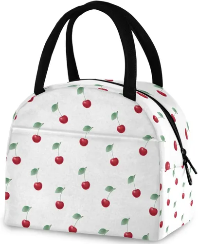 Vista 9 de Bolsa de almuerzo reutilizable para Halloween, colores arcoíris, murciélagos, estrellas, bolsa térmica aislada para el regreso a la escuela