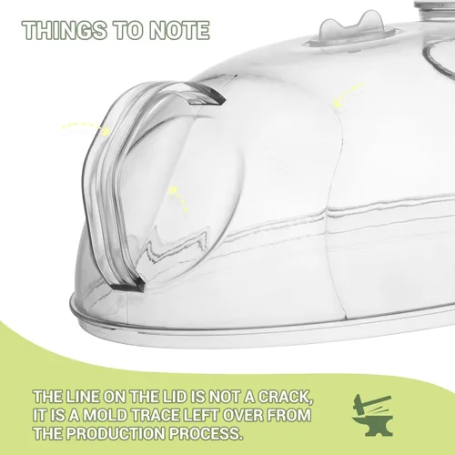 Vista 8 de Mango integrado transparente de vapor de agua con cubierta