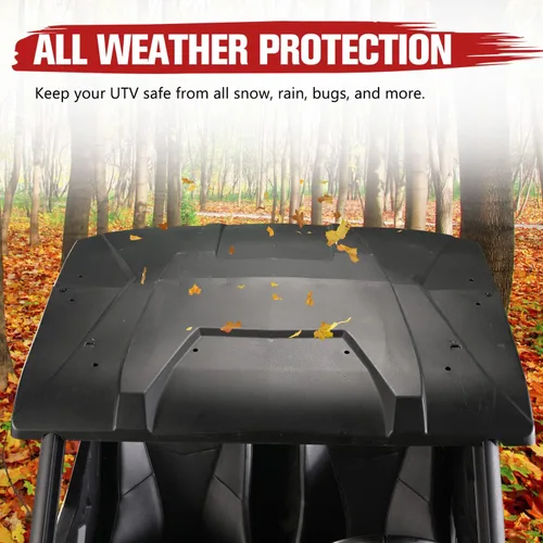 Vista 5 de Maverick Trail Sport Commander - 2 piezas combinadas de techo duro para Can-Am Maverick Sport/Trail 2018-2024, accesorios Can-Am Commander