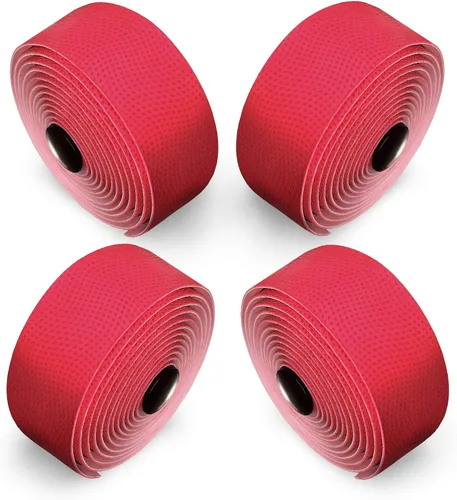 Vista 11 de ALIEN PROS Cinta para manillar de bicicleta de poliuretano (juego de 2) negro, rojo, blanco, rosa, azul, mejora el agarre de tu bicicleta con estas
