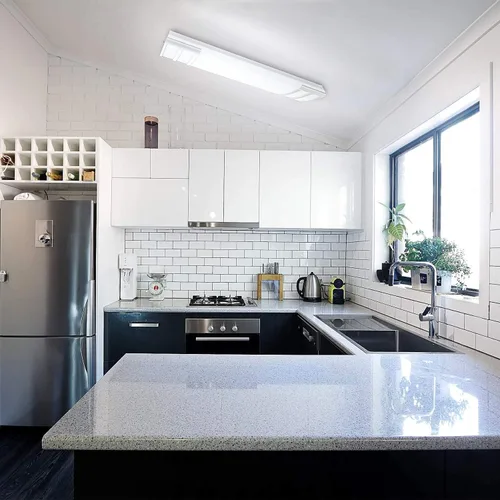 Vista 7 de FAITHSAIL - Luces LED de 2 pies, 20 W, 2200 lm, luces LED lineales de montaje empotrado, 4000 K, luz blanca neutra, lámpara de techo LED para cocina