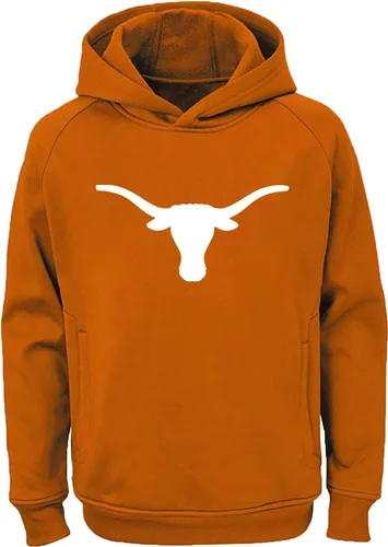 Vista 17 de NCAA Youth 8-20 Team Color Performance Primary Logo Sudadera con capucha Aburn Tigers Armada
