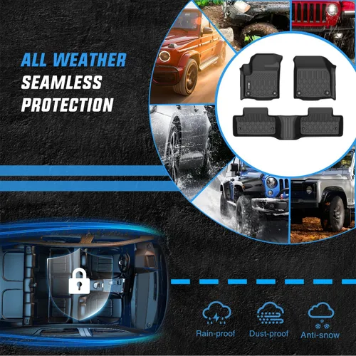 Vista 5 de Nilight Alfombrillas de TPE para Land Rover Range Rover Evoque de 5 puertas y Coupé 2011 2012 2013 2014 2015 2016 2017 2018 2019, ajuste