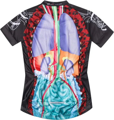 Vista 94 de Weimostar Hombre Ciclismo Jersey Manga Corta Bicicleta Ropa Multicolor Diamante