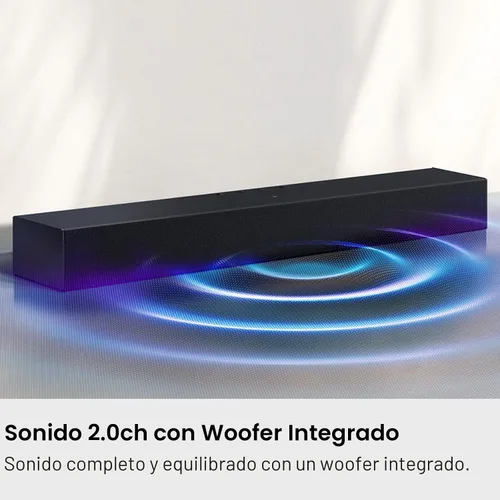 Vista 3 de Barra de sonido Samsung Serie B HW B400F 2.0 canales con subwoofer incorporado (Modelo 2025) Un control remoto, expansión de sonido envolvente, modo