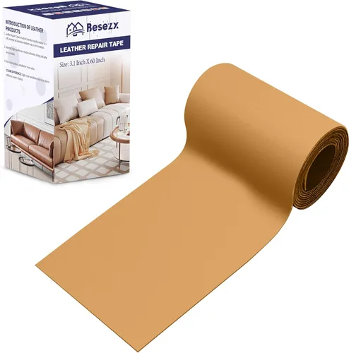 Vista 53 de Kit de cinta para reparación de cuero, parche autoadhesivo para muebles, sofá, asientos de automóvil, silla de oficina, kit de reparación de vinilo