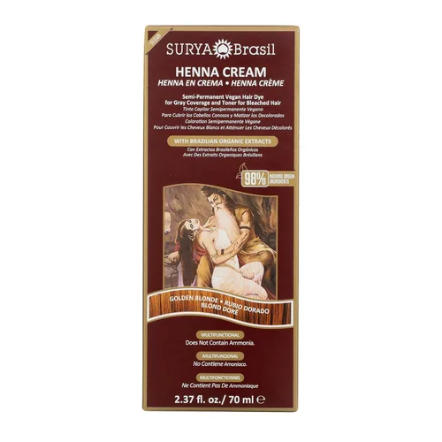 Vista 8 de Crema de Henna Surya Brasil, negro 2.31 onzas, Negro