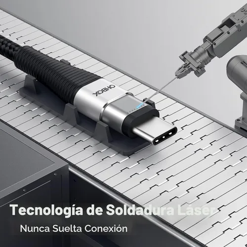 Vista 3 de Cable USB C a USB C de 3 pies, paquete de 3 unidades, 100 W, tipo C a C Negro