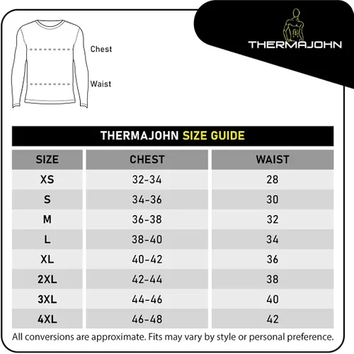 Vista 5 de Thermajohn Thermal Shirts for Men Long Sleeve Thermal Compression Shirts for Men Base Layer Cold Weather