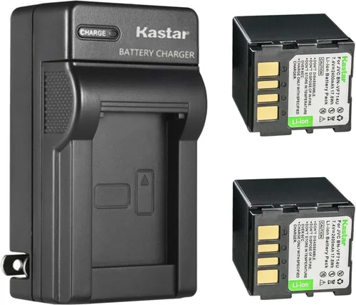 Vista 5 de Kastar Reemplazo del cargador de batería de pared de CA para JVC BN-VF707 BN-VF707U BN-VF707UE BN-VF707US JVC BN-VF714 BN-VF714U BN-VF714UE