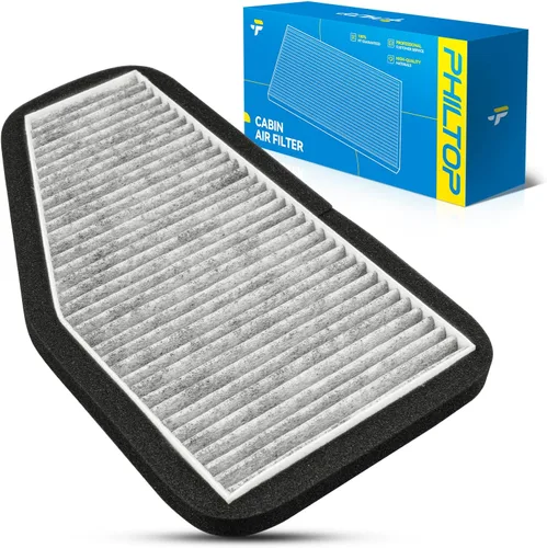 Vista 16 de PHILTOP Filtro de aire de cabina con carbón activado, compatible con CF10612 Smart Fortwo 2008, 2009, 2010, 2011, 2012, 2013, 2014, 2015-2018, Smart