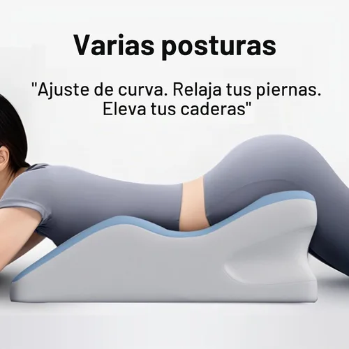 Vista 3 de Almohada de espuma viscoelástica de contorno – Almohada de apoyo cervical para aliviar el dolor de cuello, almohada ergonómica ortopédica