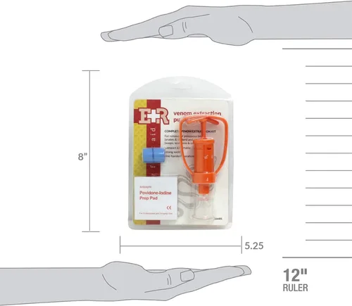 Vista 5 de Ever Ready First Aid Kit extractor de veneno de mordida de serpiente sin látex - 3
